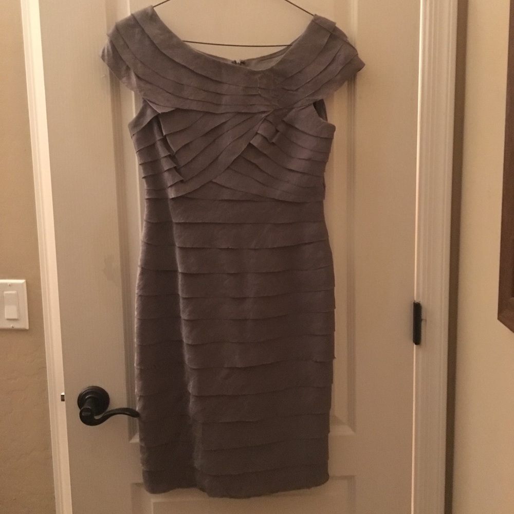 Formal silver dress
